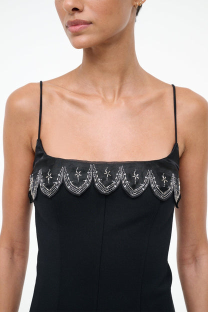 STAUD | Colette Dress Black