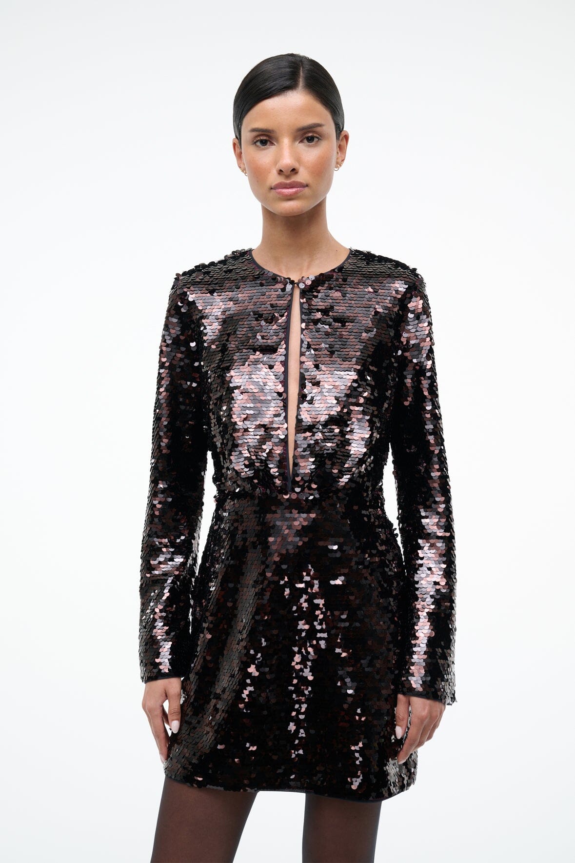 STAUD | Fifi Dress Espresso Black