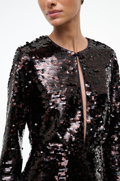 STAUD | Fifi Dress Espresso Black
