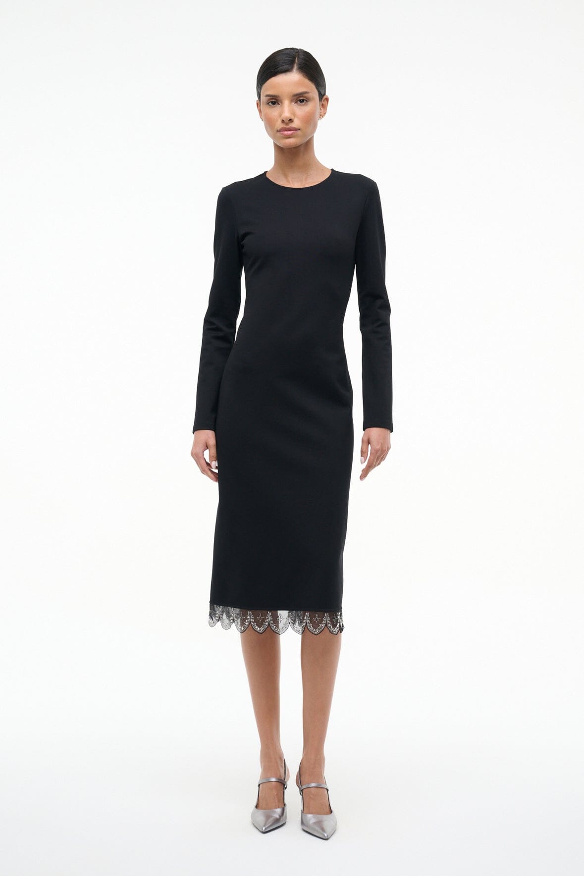 STAUD | Hunter Dress Black