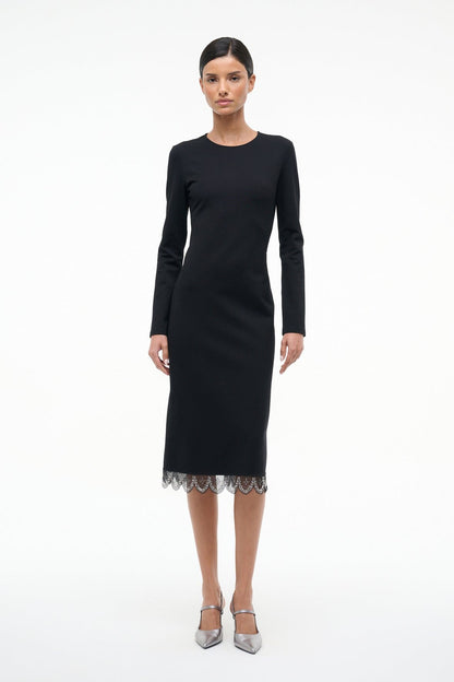 STAUD | Hunter Dress Black
