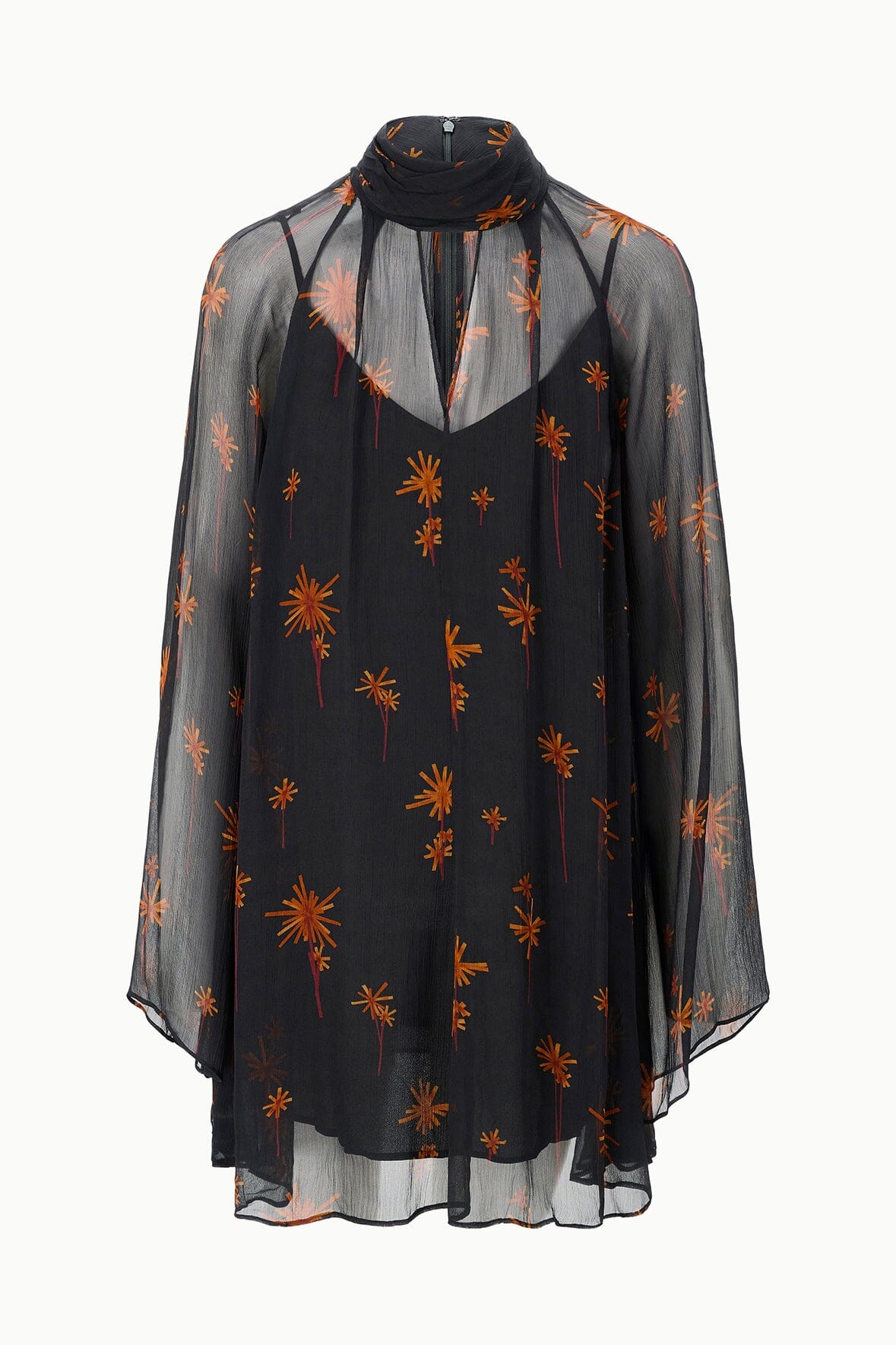 STAUD | Esther Mini Dress Autumn Night