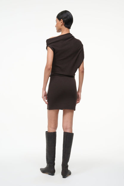 STAUD | Mabel Mini Dress Earth