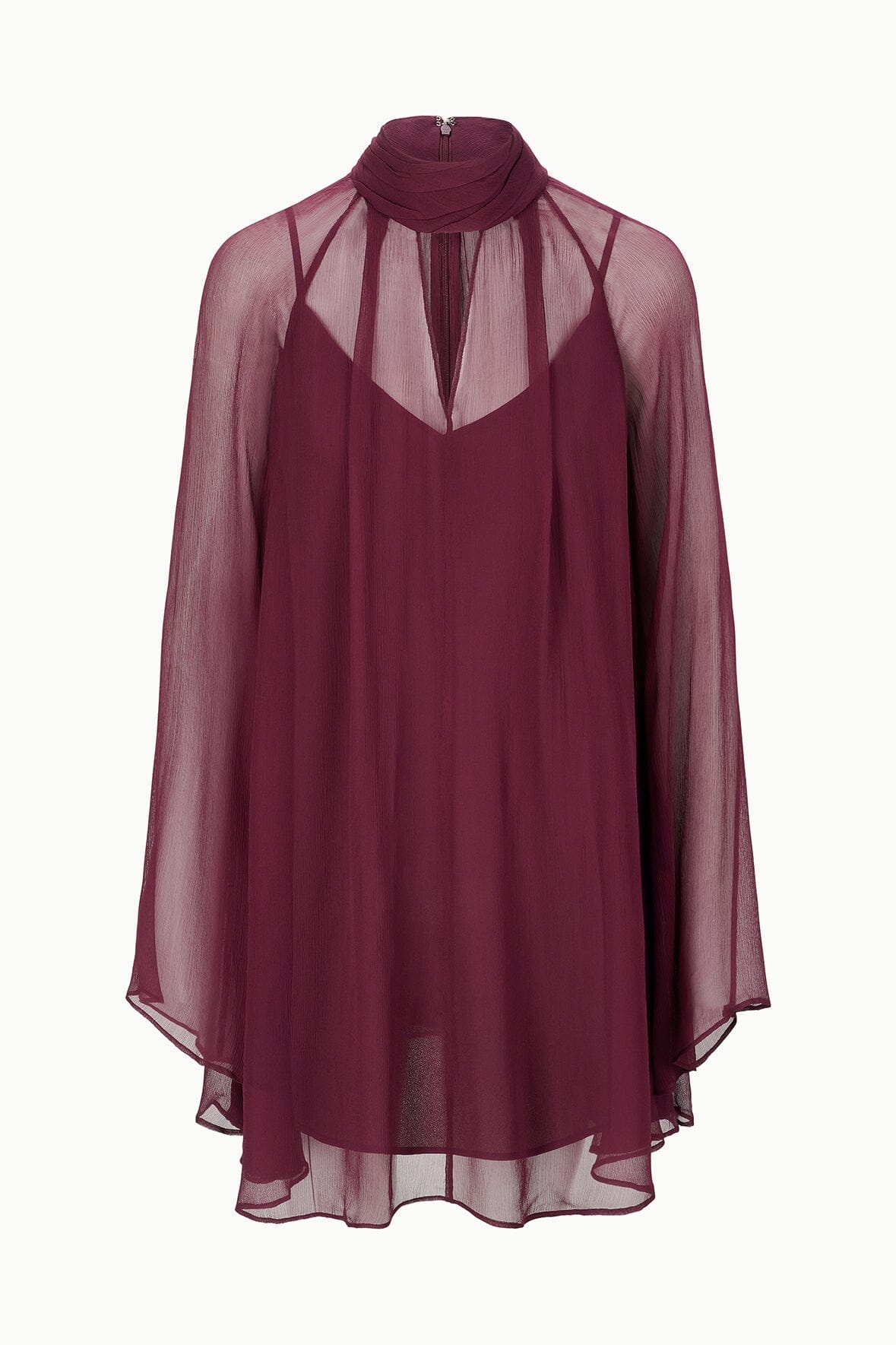 STAUD | Esther Mini Dress Syrah