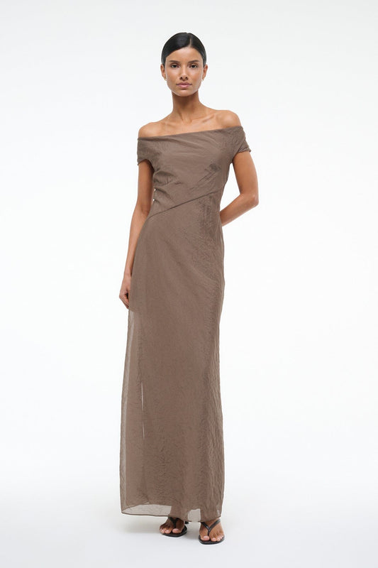 STAUD | Cheyenne Dress Taupe