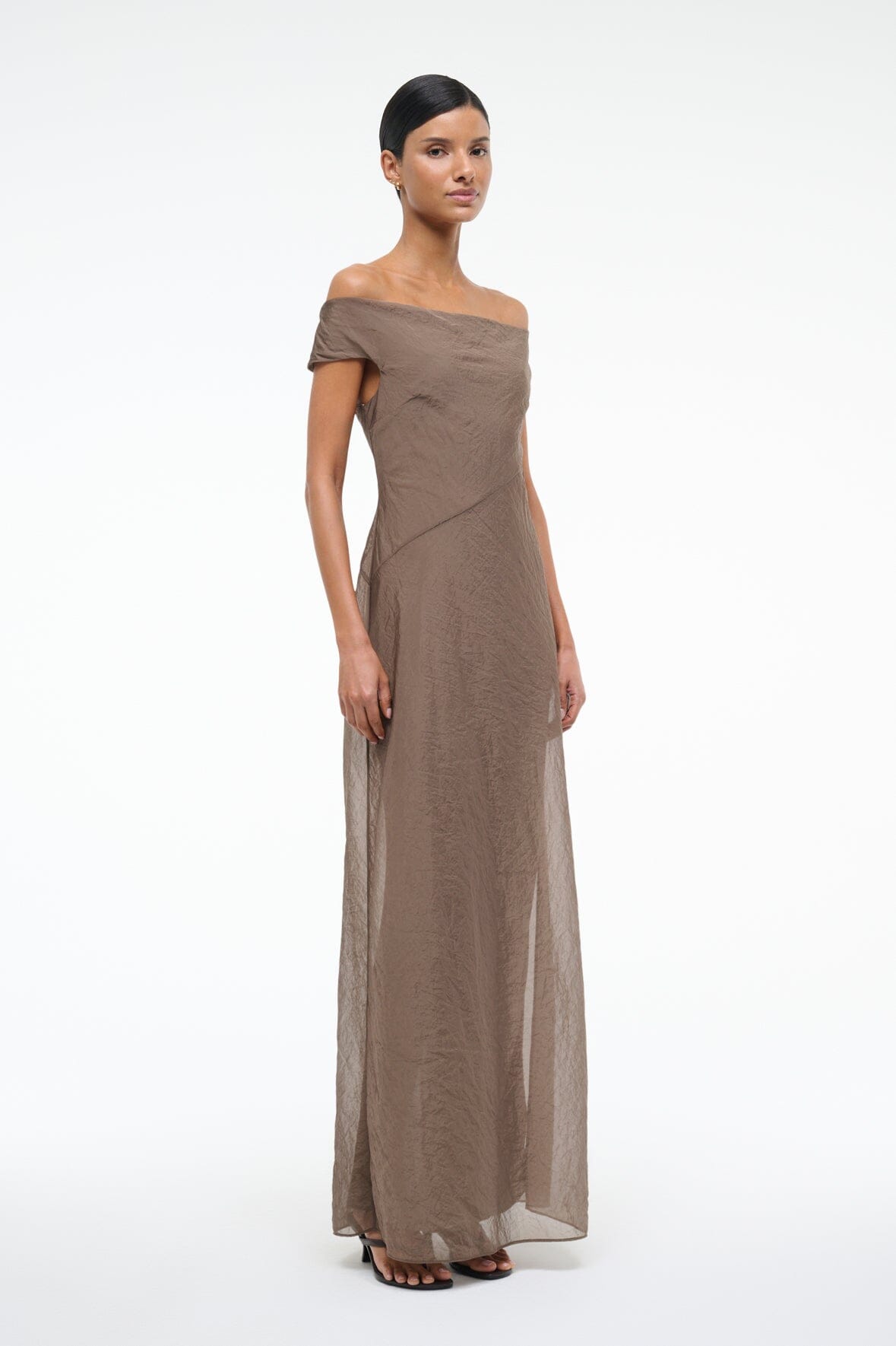 STAUD | Cheyenne Dress Taupe