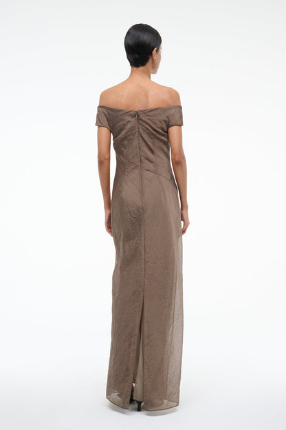 STAUD | Cheyenne Dress Taupe