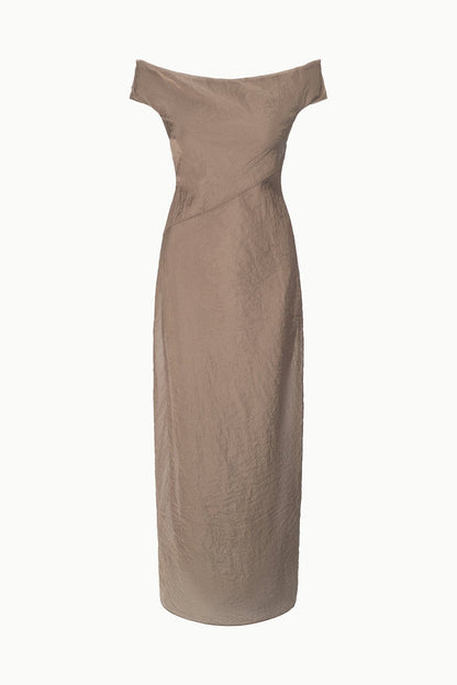 STAUD | Cheyenne Dress Taupe