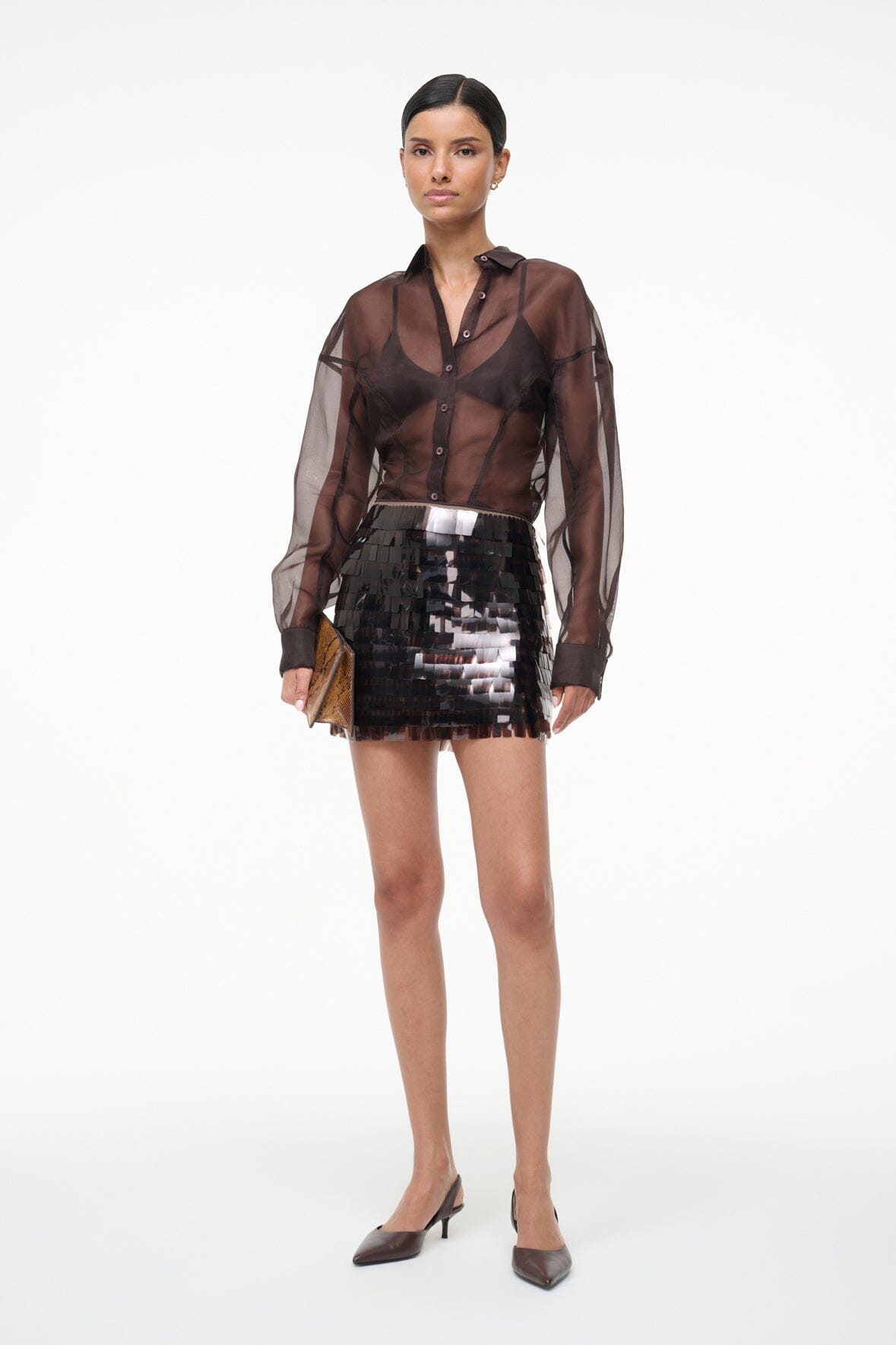 STAUD | Max Skirt Earth