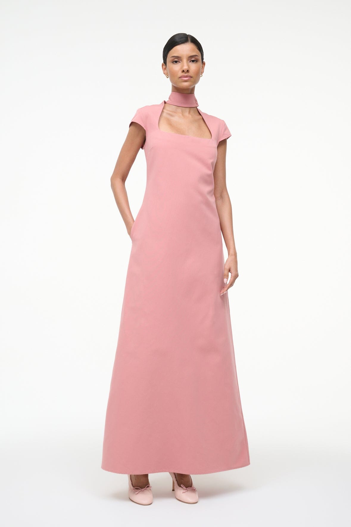 STAUD | Ingrid Dress Rosewater