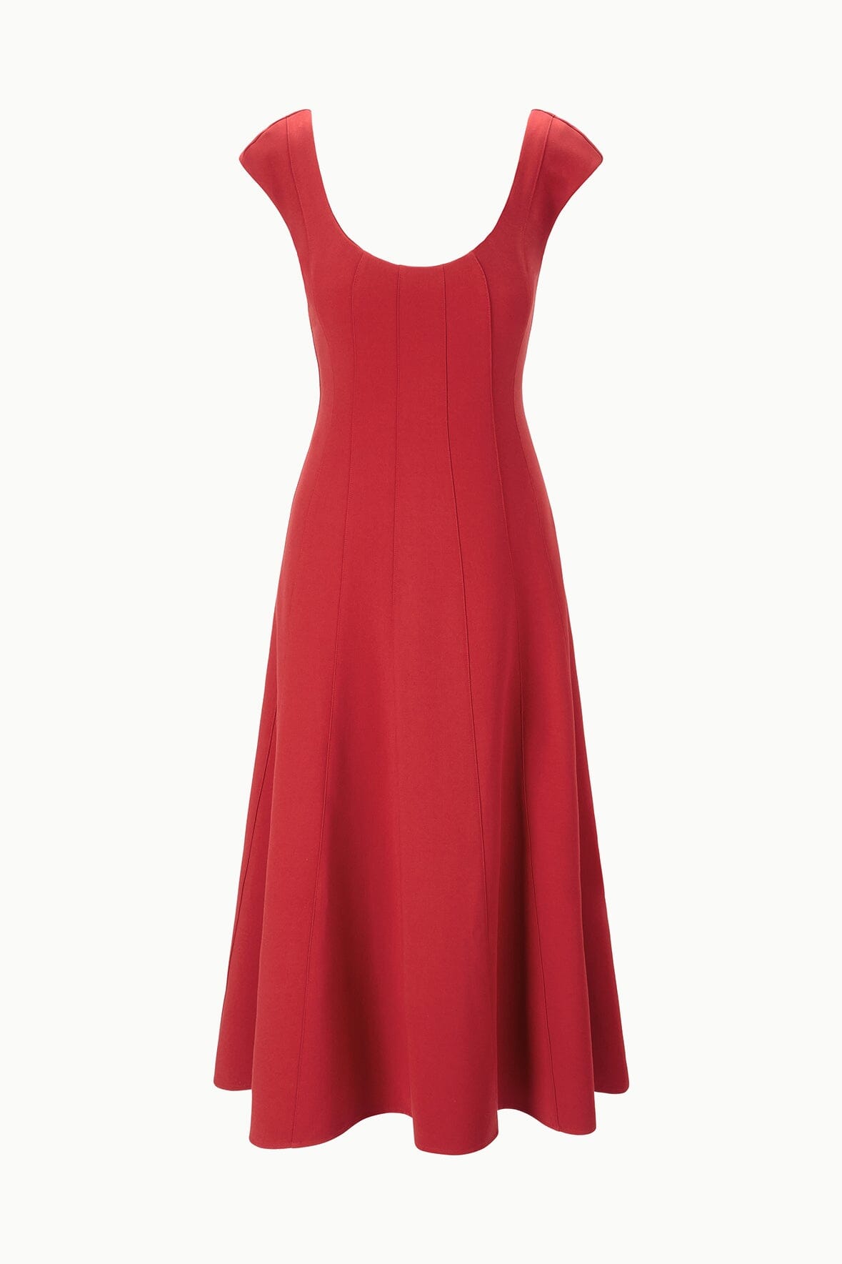 STAUD | Charlotte Dress Rouge