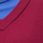 STAUD | Doris Cashmere Sweater Crimson Sapphire
