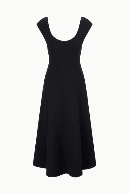 STAUD | Charlotte Dress Black