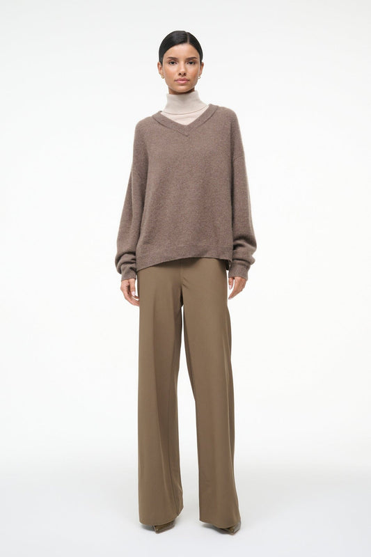 STAUD | Doris Cashmere Sweater Truffle