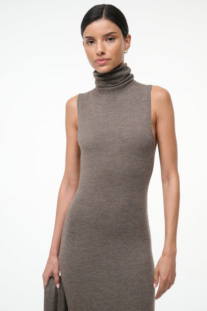 STAUD | Canal Midi Dress Truffle
