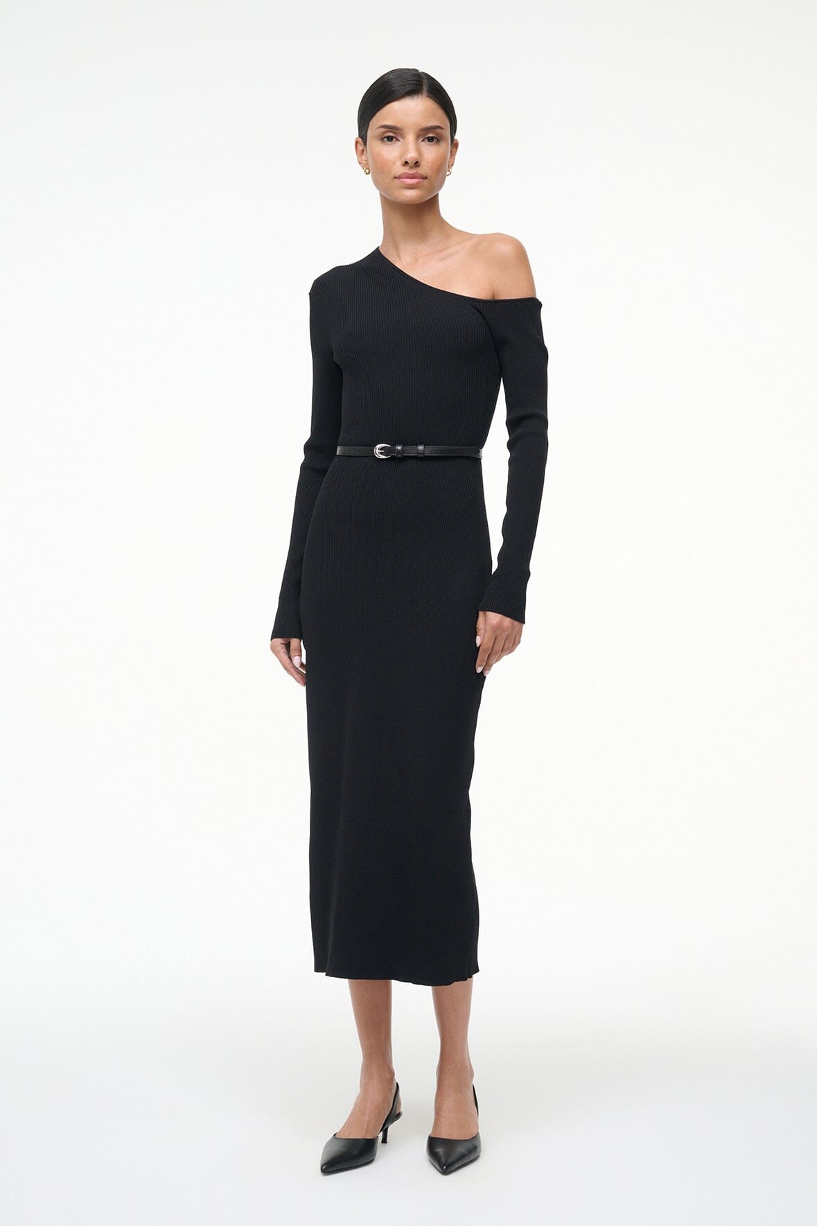 STAUD | Lois Dress Black