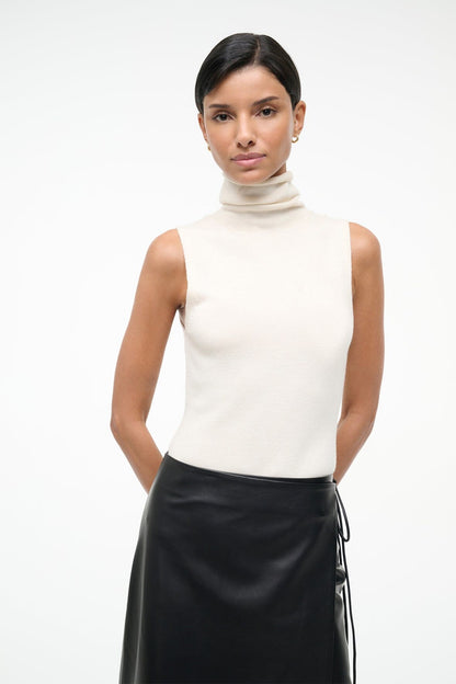 STAUD | Canal Top Ivory
