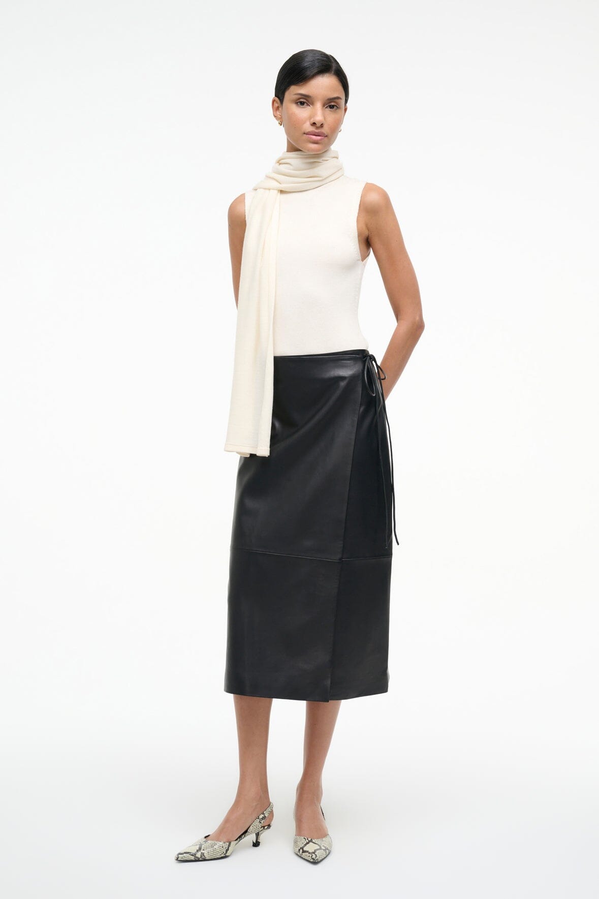 STAUD | Canal Top Ivory