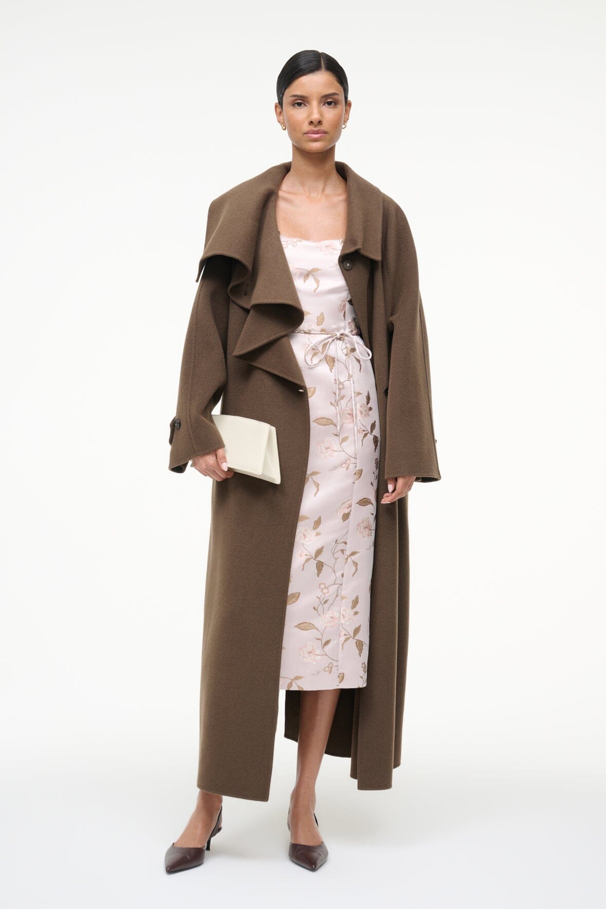 STAUD | Zoe Dress Rose Garden