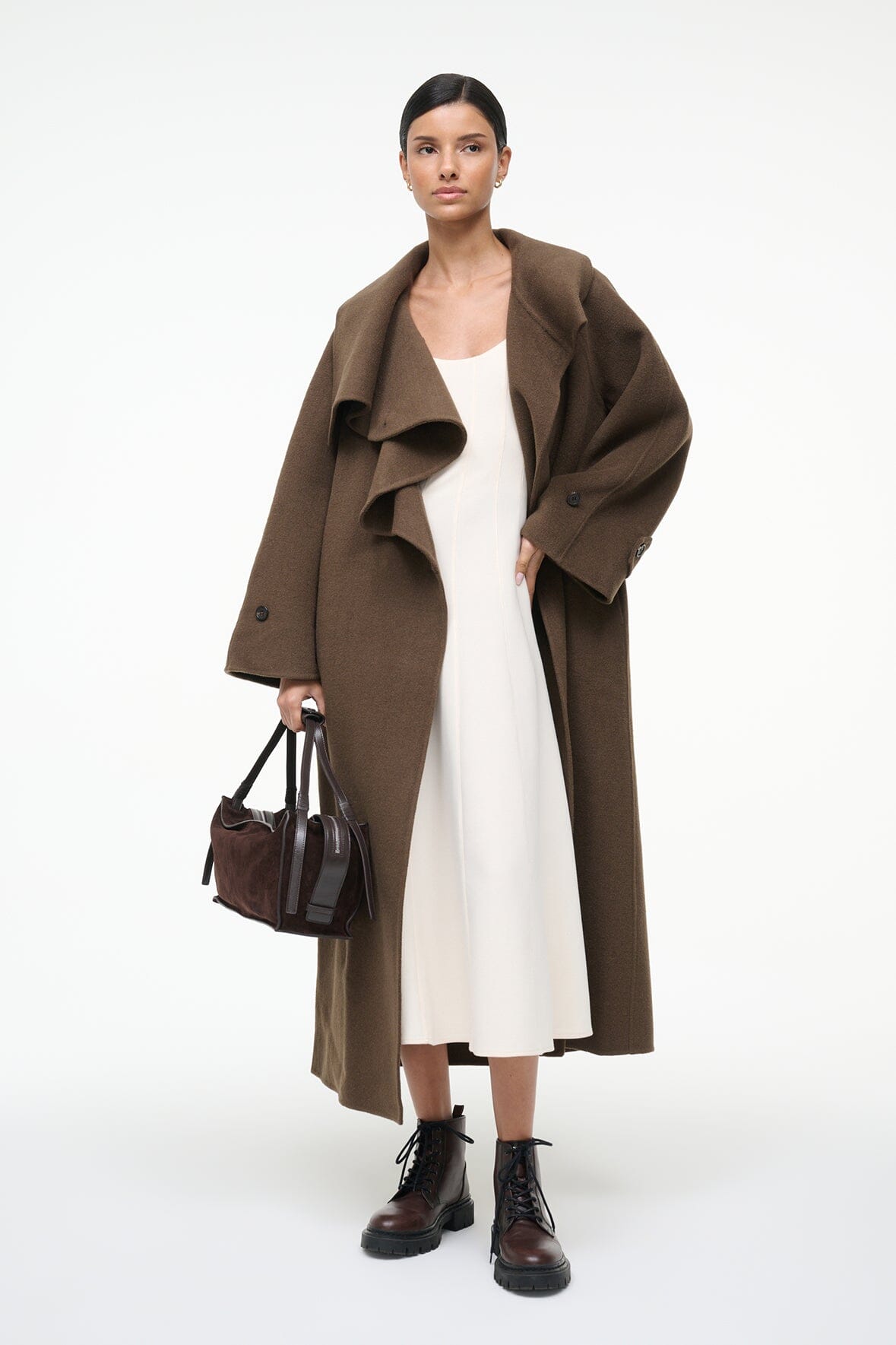 STAUD | Charlotte Dress Ecru
