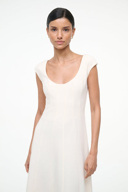 STAUD | Charlotte Dress Ecru