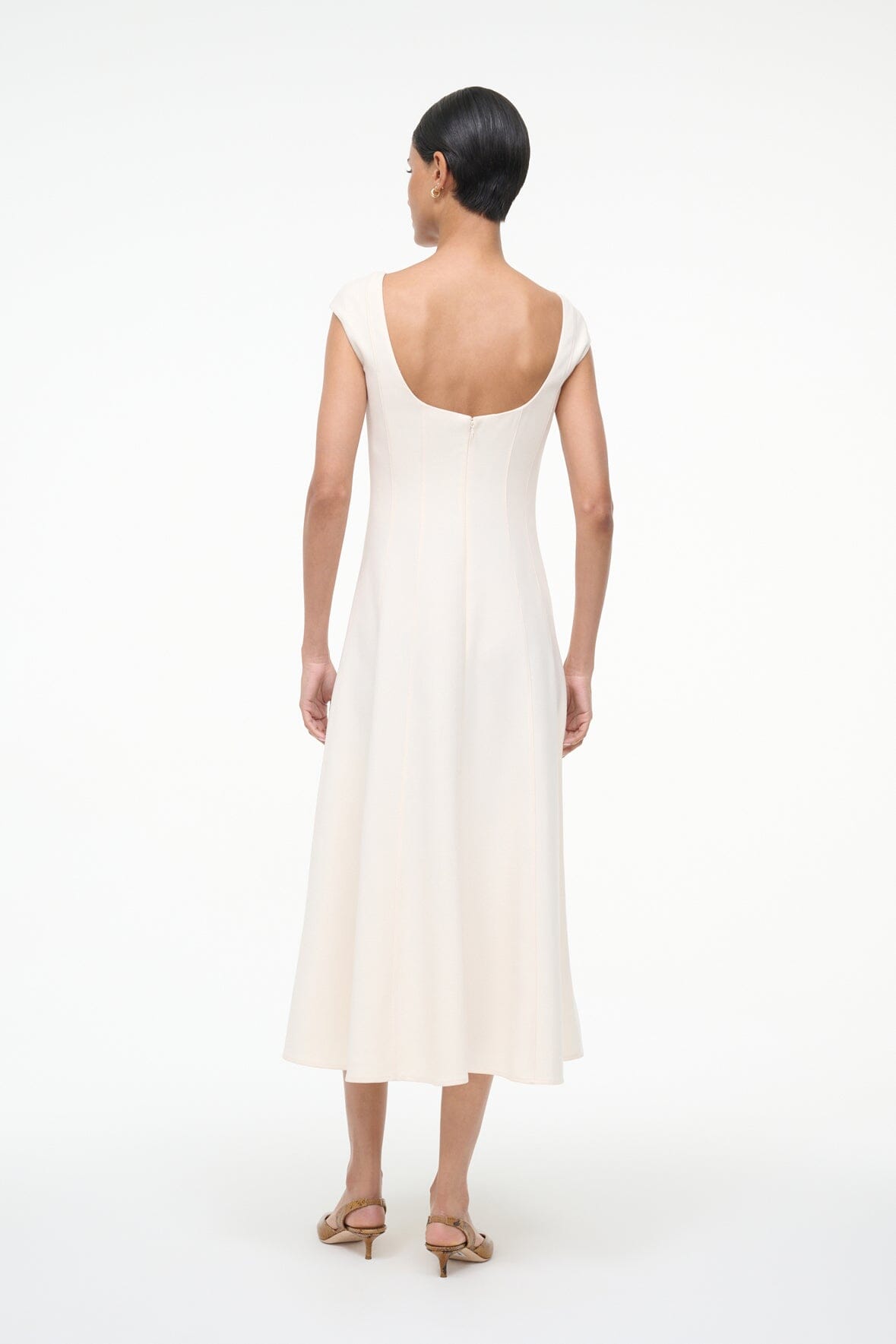 STAUD | Charlotte Dress Ecru