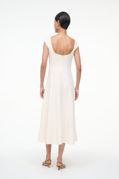 STAUD | Charlotte Dress Ecru