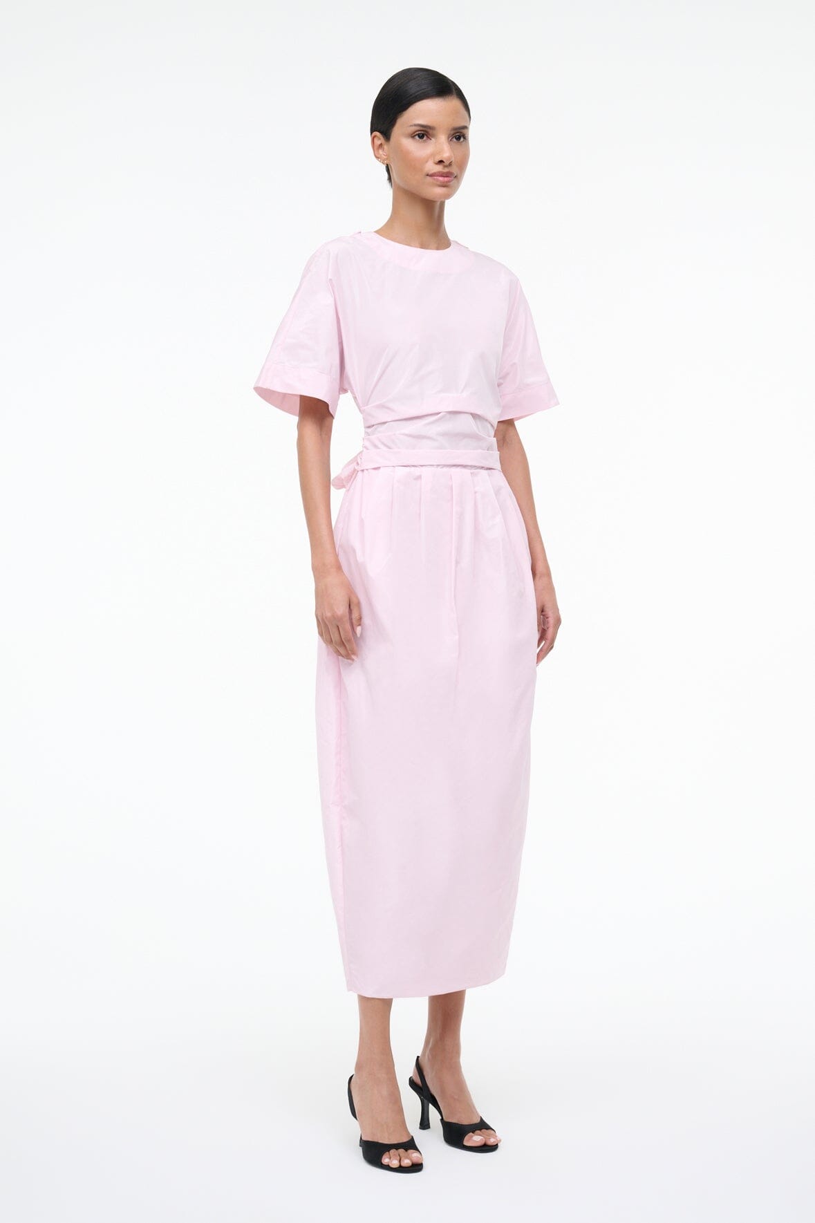 STAUD | Michelina Dress Puff Pink