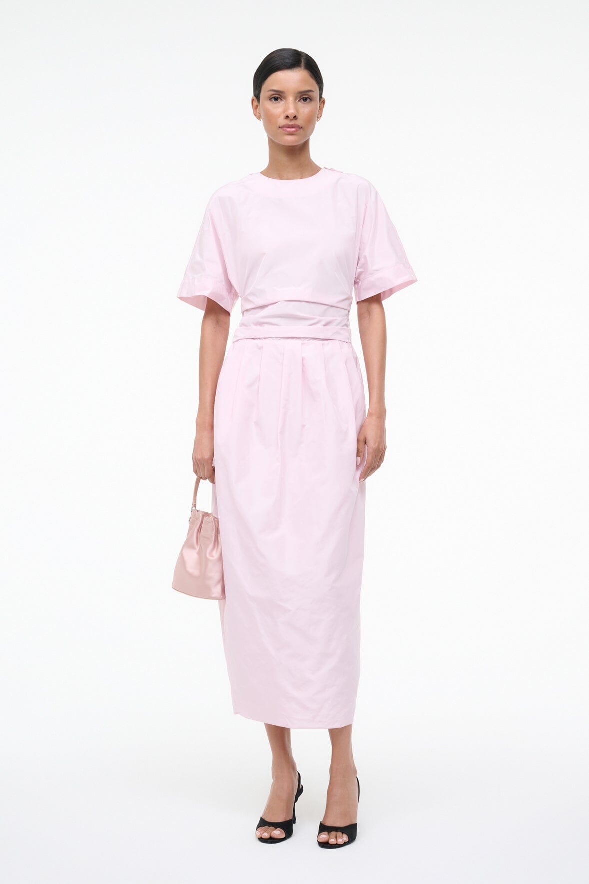 STAUD | Michelina Dress Puff Pink