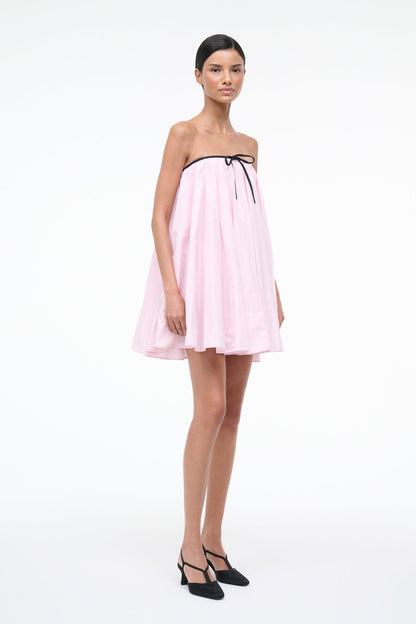 STAUD | Sofia Dress Puff Pink