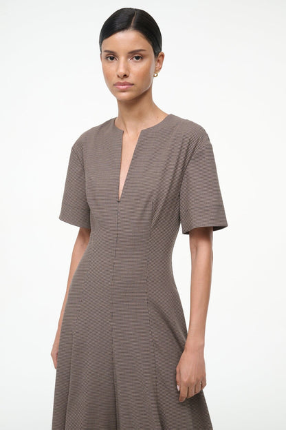 STAUD | Frances Dress Houndstooth