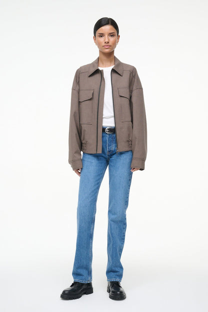 STAUD | Eugene Jacket Houndstooth