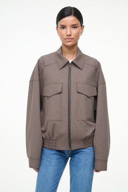 STAUD | Eugene Jacket Houndstooth