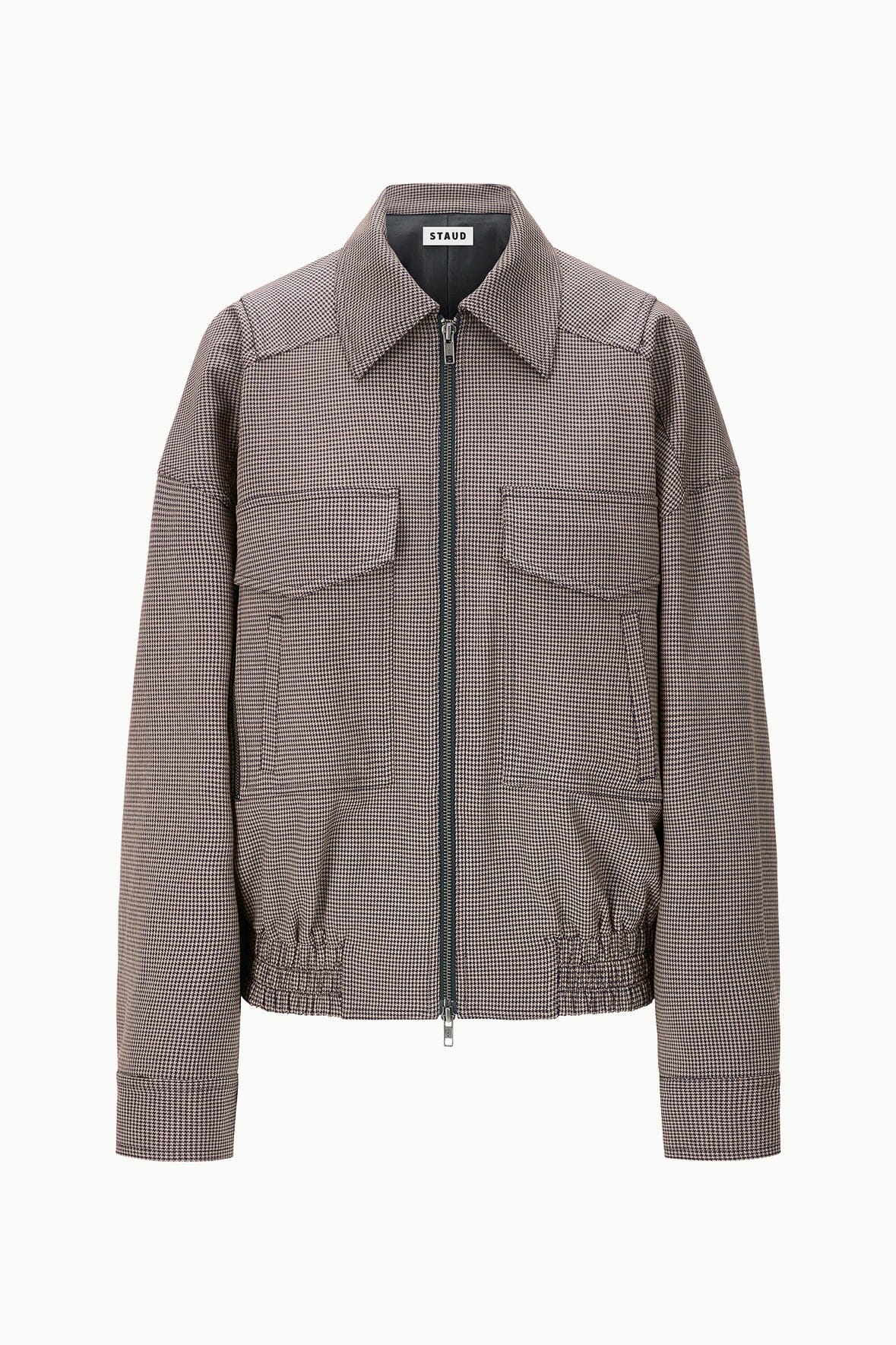 STAUD | Eugene Jacket Houndstooth
