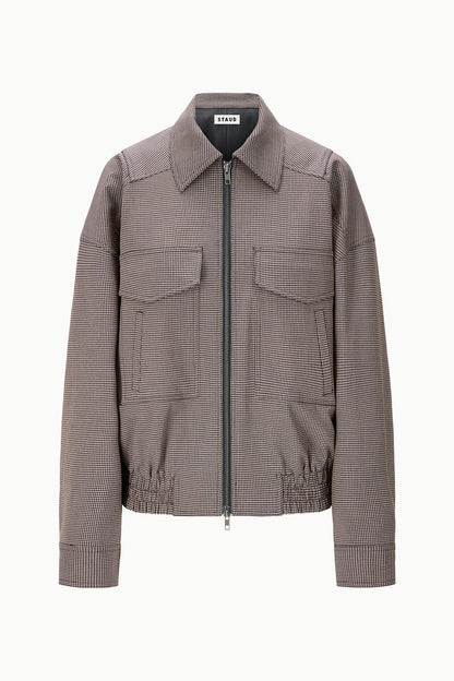 STAUD | Eugene Jacket Houndstooth