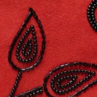 STAUD | Crest Skirt Cayenne Beaded