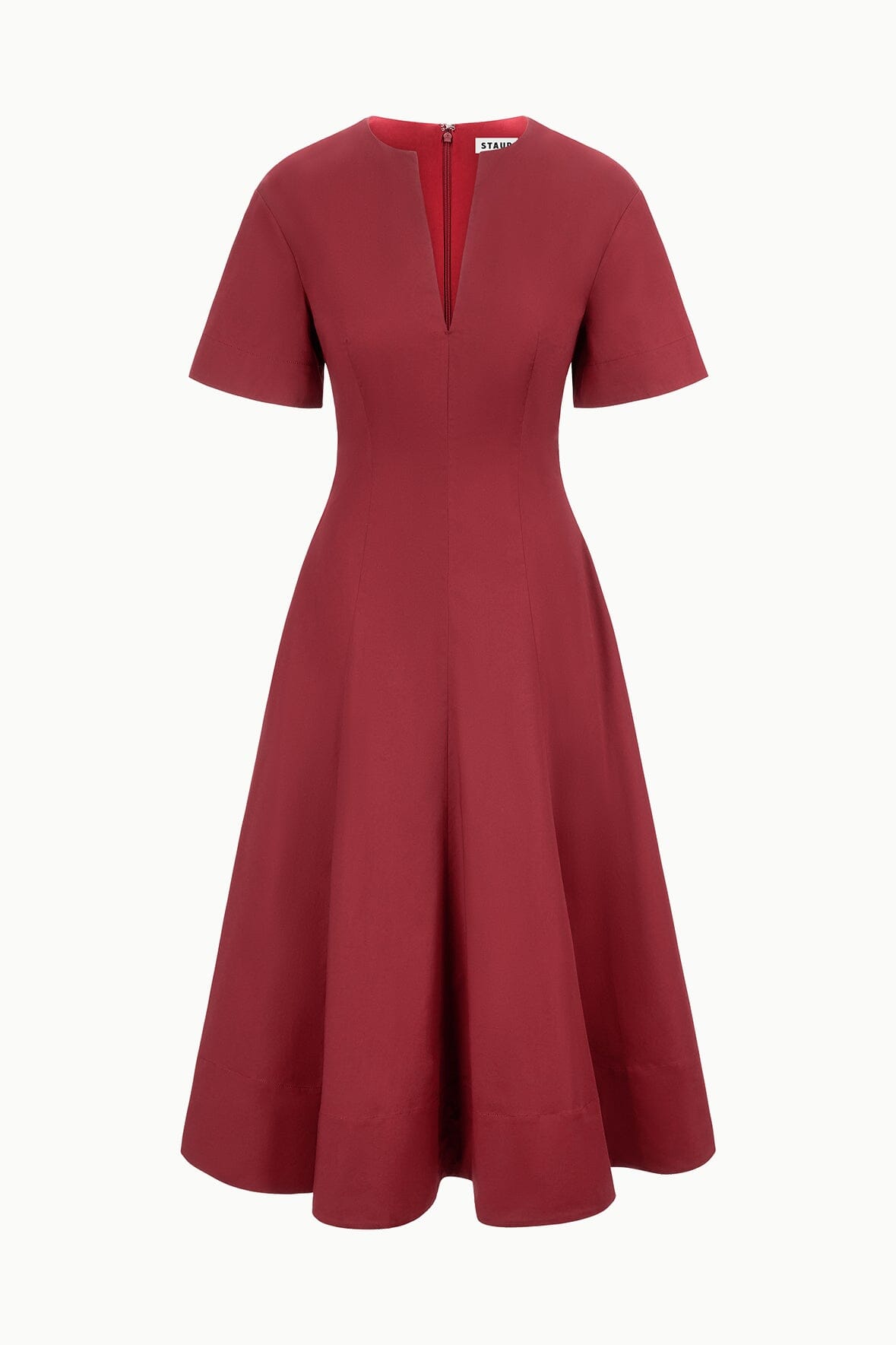 STAUD | Frances Dress Sangria