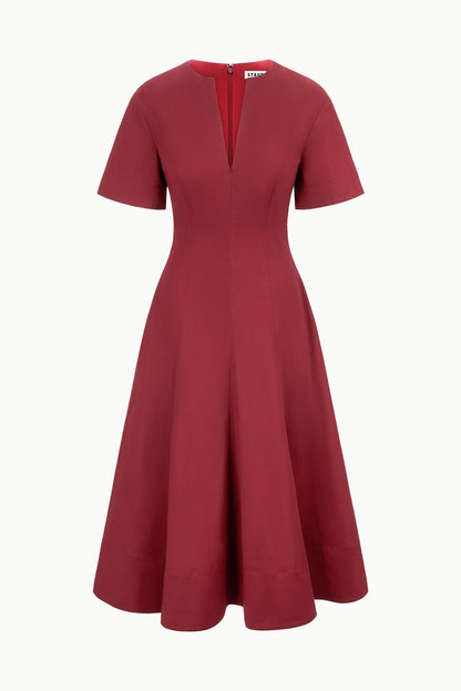 STAUD | Frances Dress Sangria