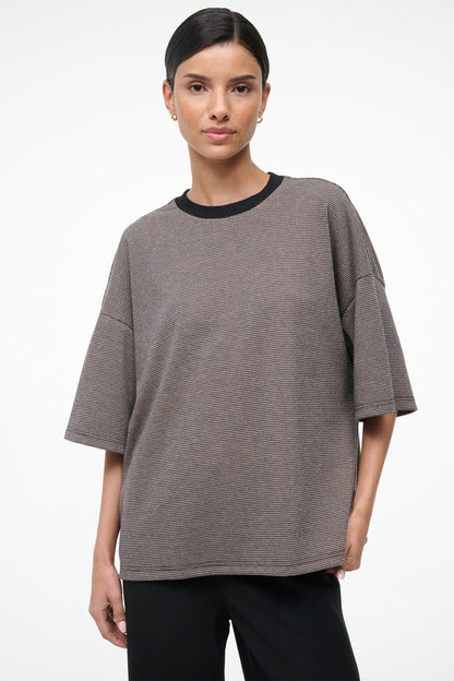 STAUD | Capsule Top Houndstooth