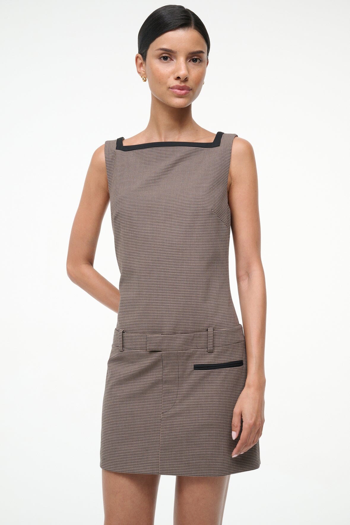STAUD | Skyla Dress Houndstooth