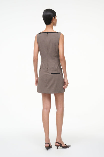 STAUD | Skyla Dress Houndstooth