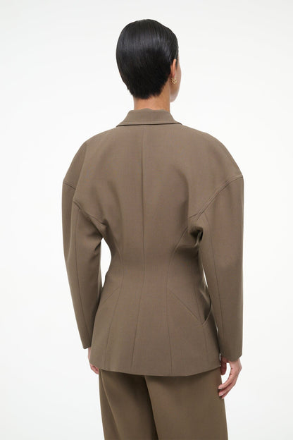 STAUD | Cole Blazer Truffle