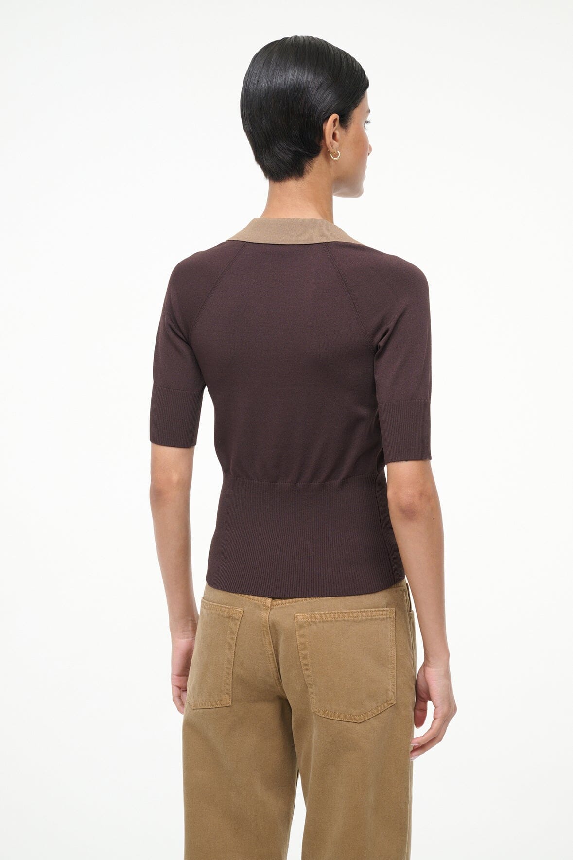 STAUD | Gene Top Earth Taupe