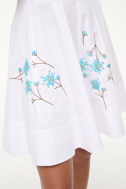 STAUD | Mini Wells Dress Dandelion White