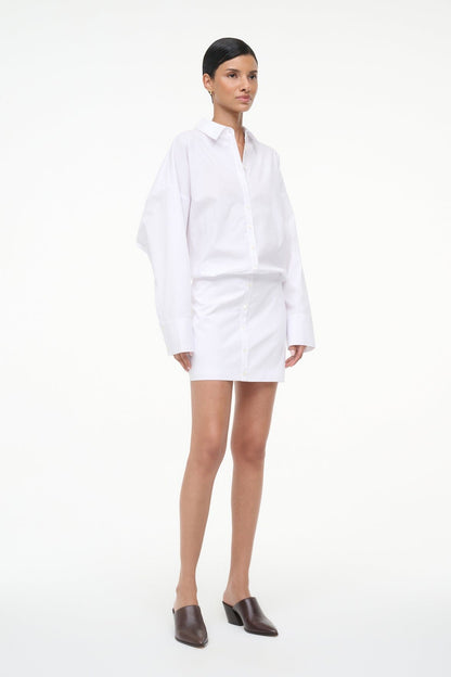 STAUD | Cynthia Dress White