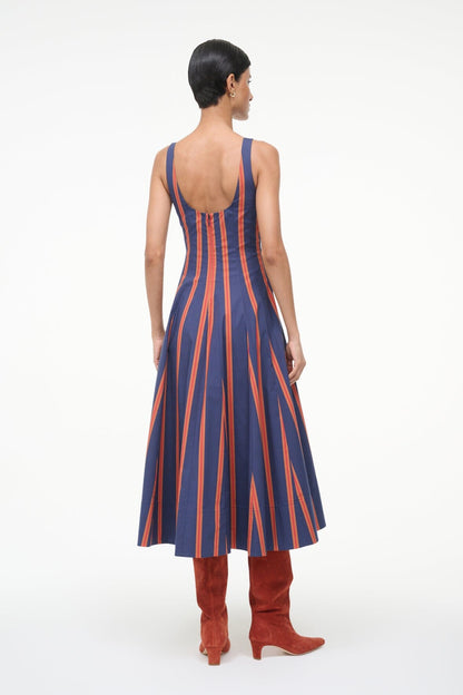 STAUD | Wells Dress Railroad Stripe