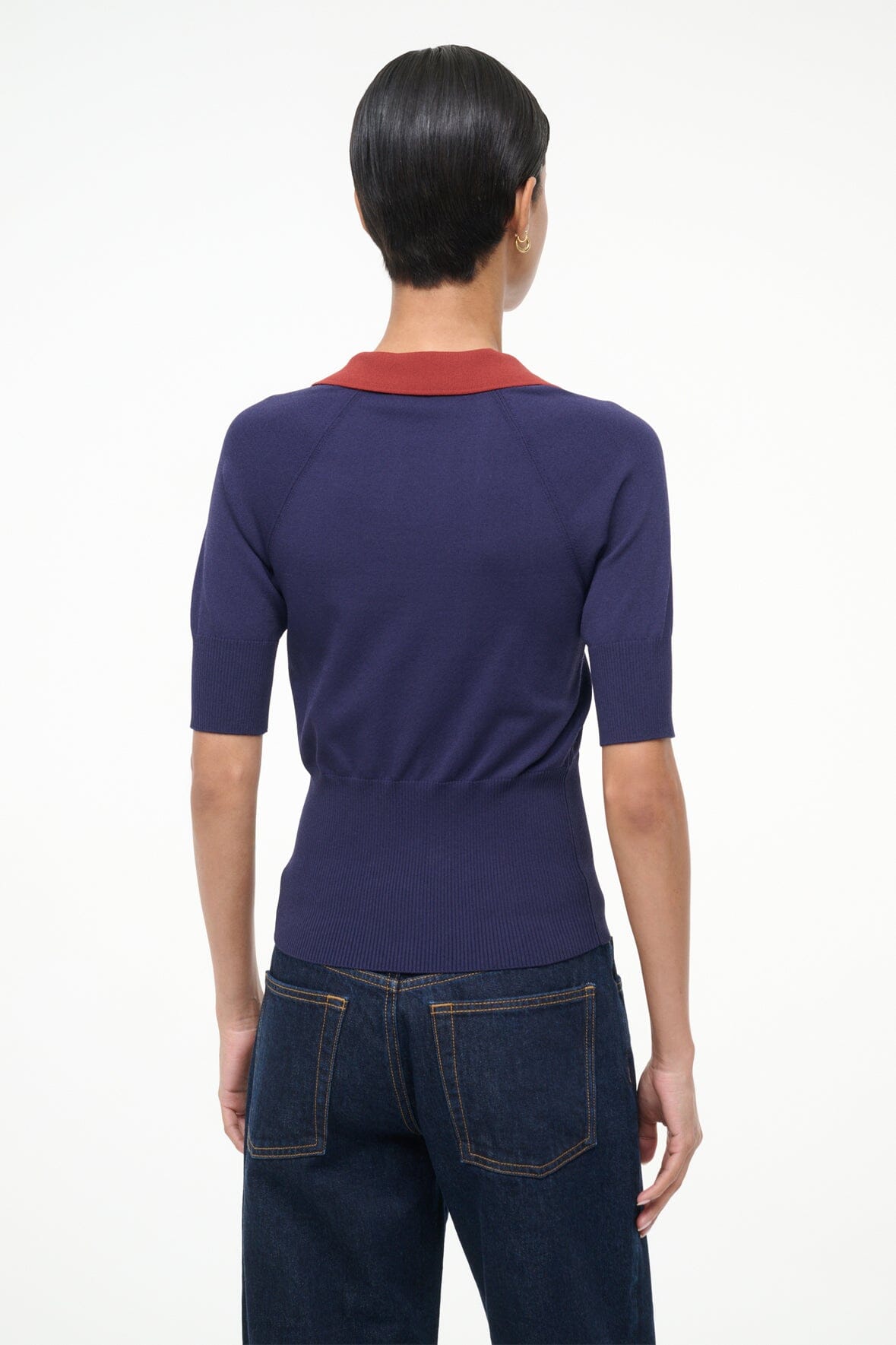 STAUD | Gene Top Navy Sangria