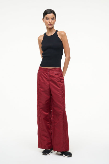 STAUD | Action Pant Deep Red