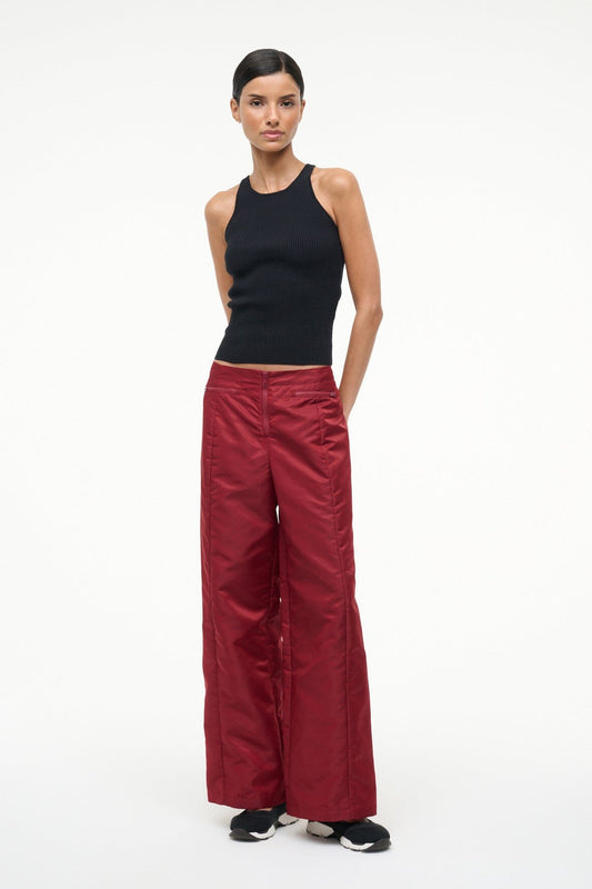 STAUD | Action Pant Deep Red