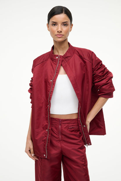 STAUD | Cal Jacket Deep Red